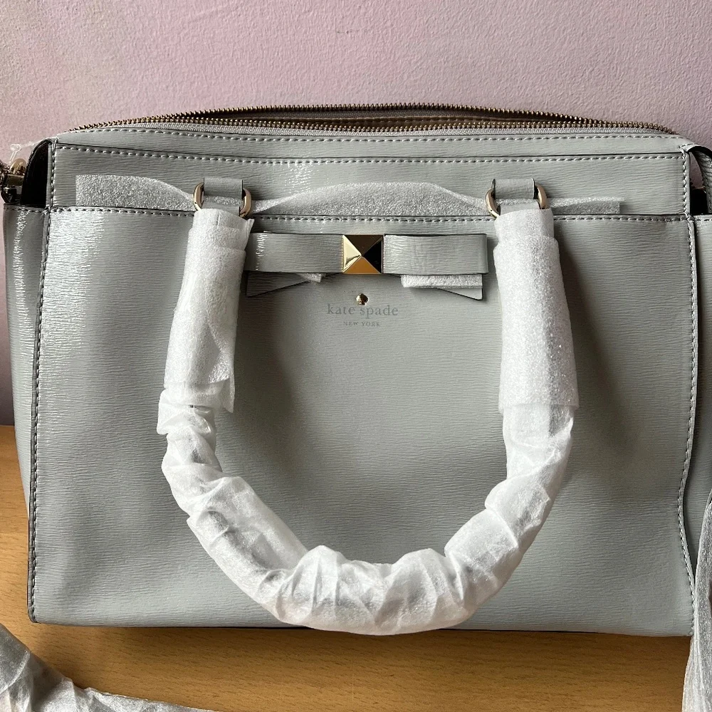 Brand New With Tags Kate Spade Grey Jeanne Beacon Court Bag
